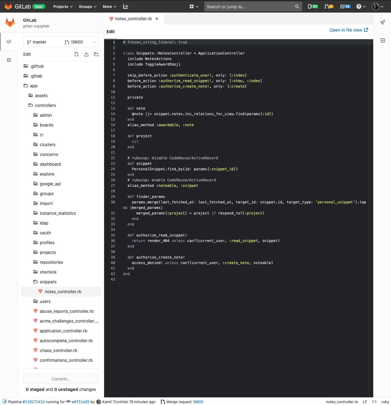 Dark syntax highlighting theme for Web IDE