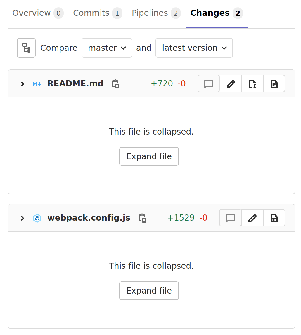 Emphasize collapsed diffs in merge request diffs