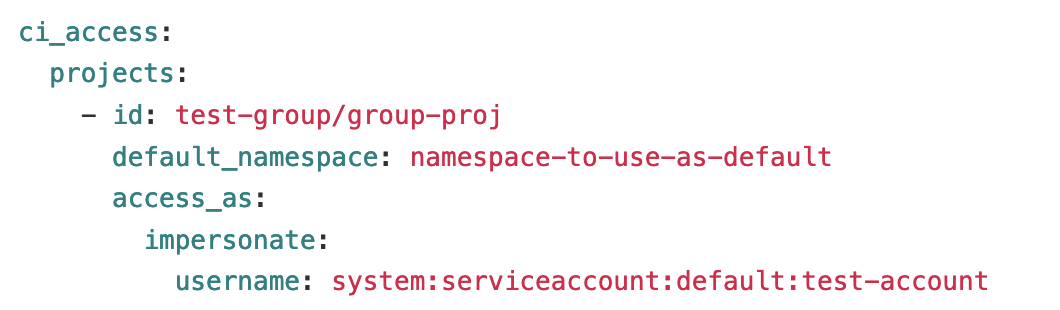 Fine grained permissions control with the CI/CD tunnel